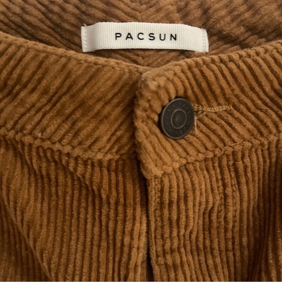 PacSun Tan Brown Corduroy Mom Pants Women's 28 - Picture 4 of 11